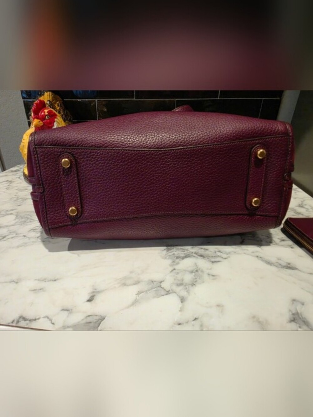 Coach Deep Berry Lori Shoulder Bag - Picture 9 of 9